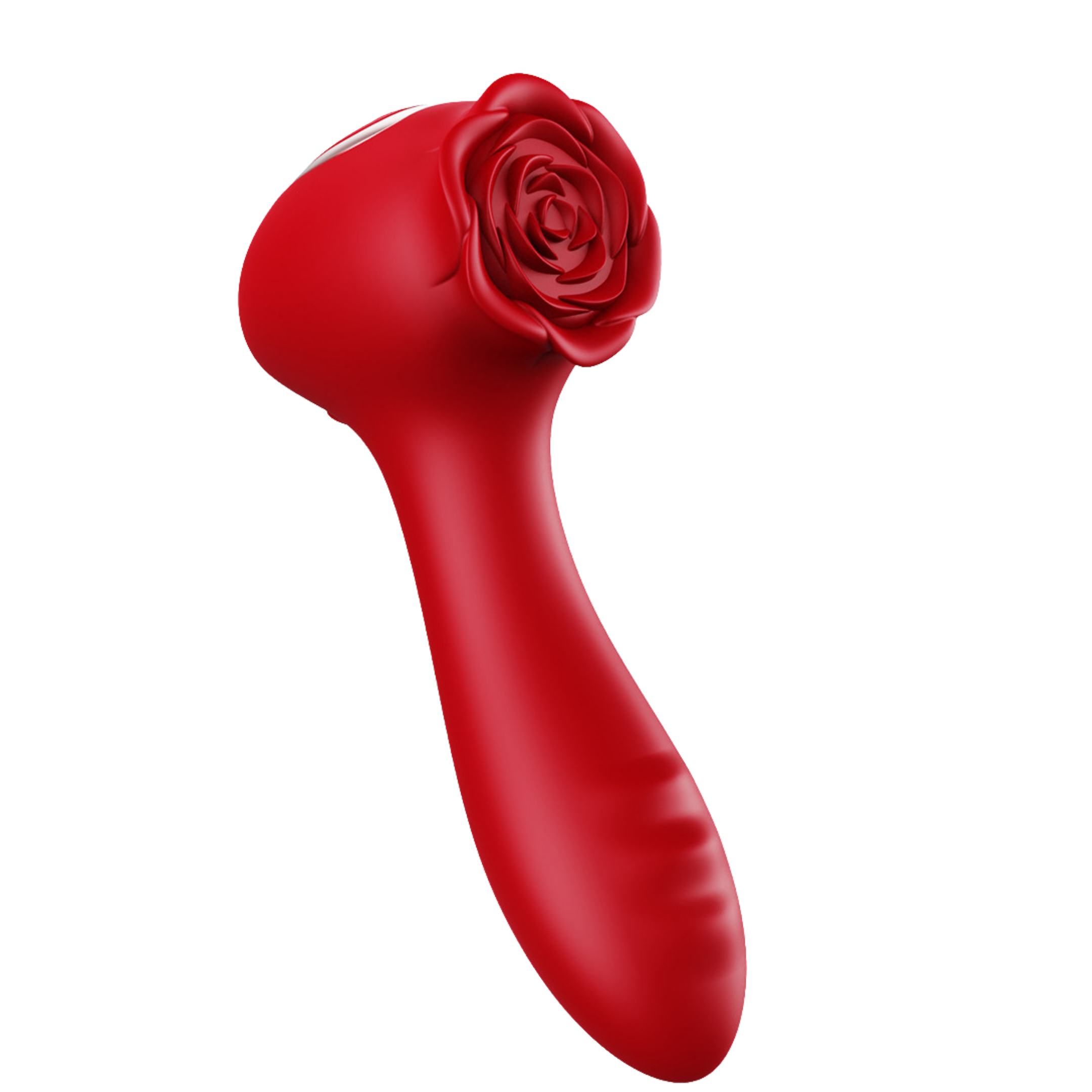 Rose-shaped vibrating dildo for G-spot stimulation and orgasm, rose sex toy, adult product, female masturbator