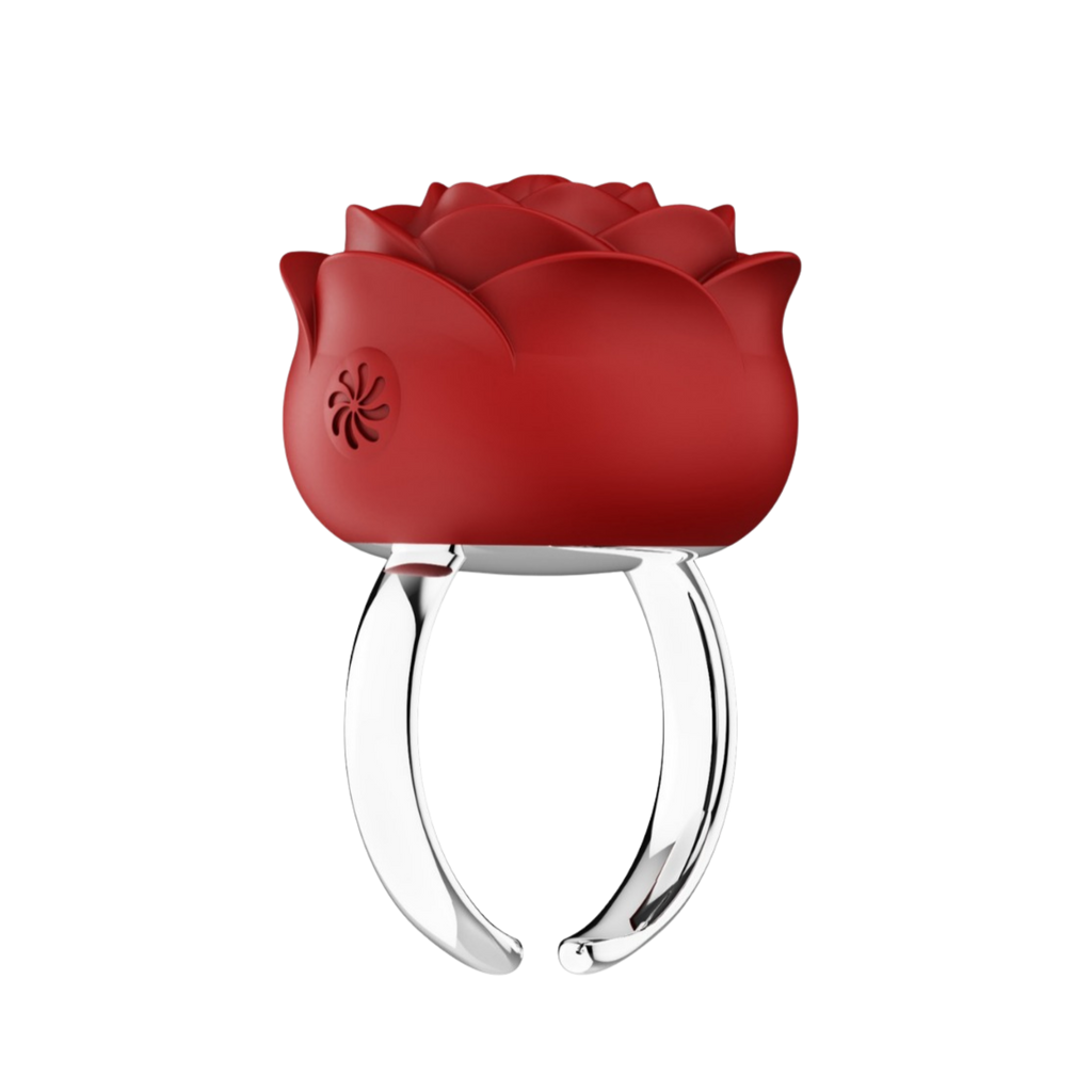 Rose Ring & Mini Bullet Vibrator - Powerful, Discreet Wear | Gift for Her