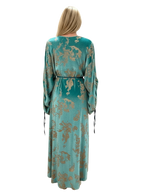 Burnout Velvet Long Sleeve Nightgown – Luxe Elegant Robe