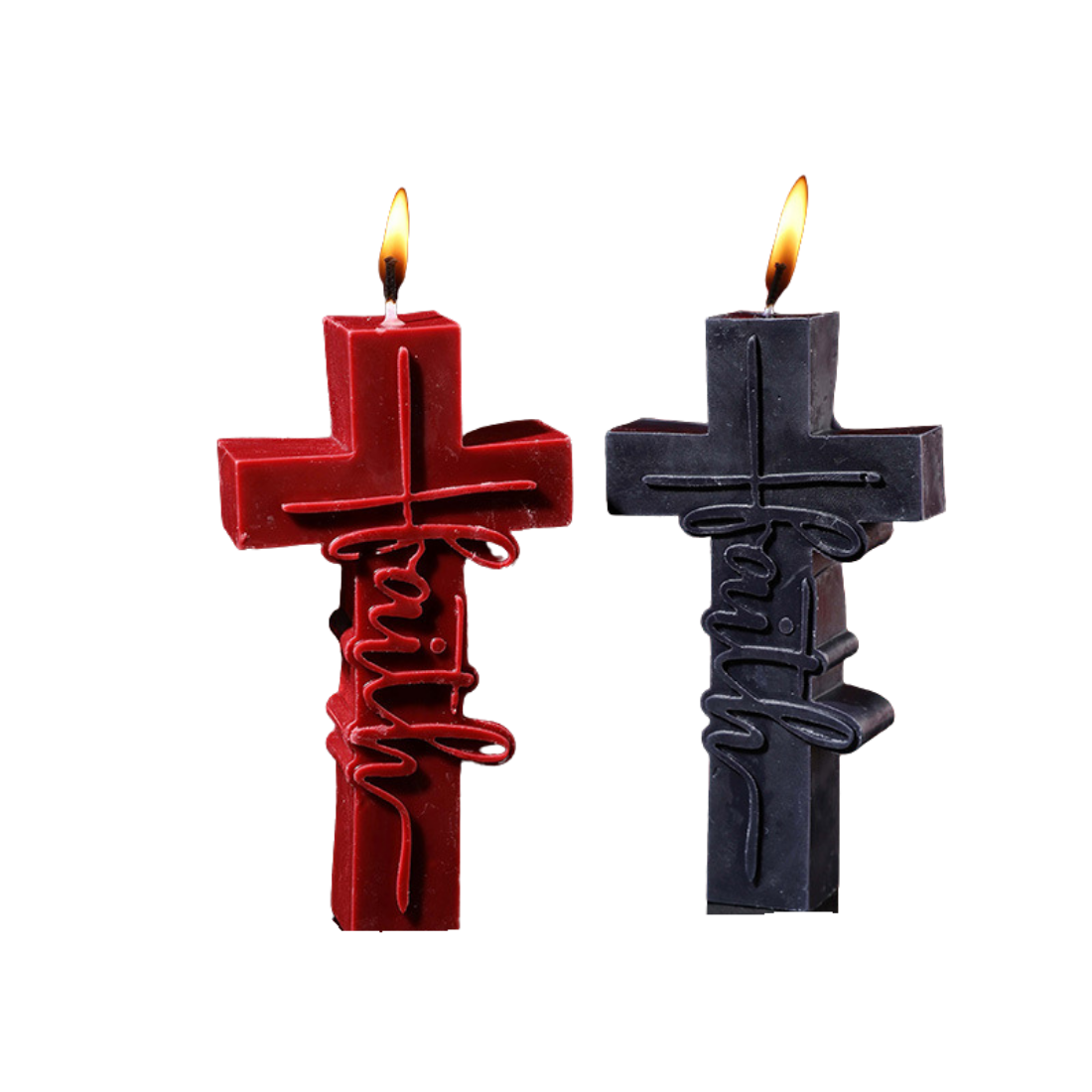 BDSM Cross Low Temp Candle – Safe Sensory Play