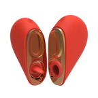 Love-themed, sensual, tongue-licking and sucking, dual-use, detachable vibrating egg, adult toy for women, small toy for flirting