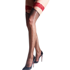 Aurora Polka Dot Lace Long Stockings Ultra-thin 1D Shiny High Stockings Sexy Women's Over-the-Knee Thigh-high Stockings Garter Stockings