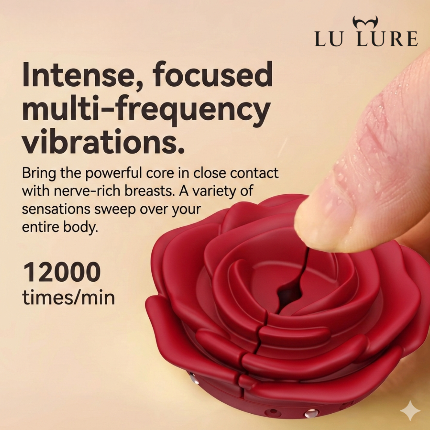 Quiet Wearable Vibrating Nipple Clamps, Rechargeable Adult Toy