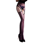 Galaxy Shimmer Sheer Garter Stockings – Ultra Thin Silver