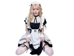 Japanese-style cosplay sexy maid dress, Lolita outfit, anime-style plus-size clothing
