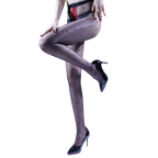 Aurora Heart Seamless Stockings for Women, Ultra-thin, Glossy, Silky, Transparent Toe, Open Crotch, Foot-shaped, Sexy Stockings