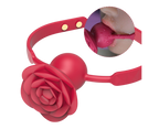 Rose-shaped mouth ball SM prop for couples, vibrating egg,  electric mouth gag ball