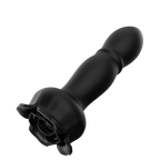 Rose Vibrator App Control 9-Speed Telescopic Anal Plug & Rose Vibrator