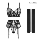 Sexy Lace Bustier & Garter Belt Set