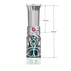 Discreet Pocket-Size Vibrator with Interchangeable Heads - Ultra-Portable Personal Massager