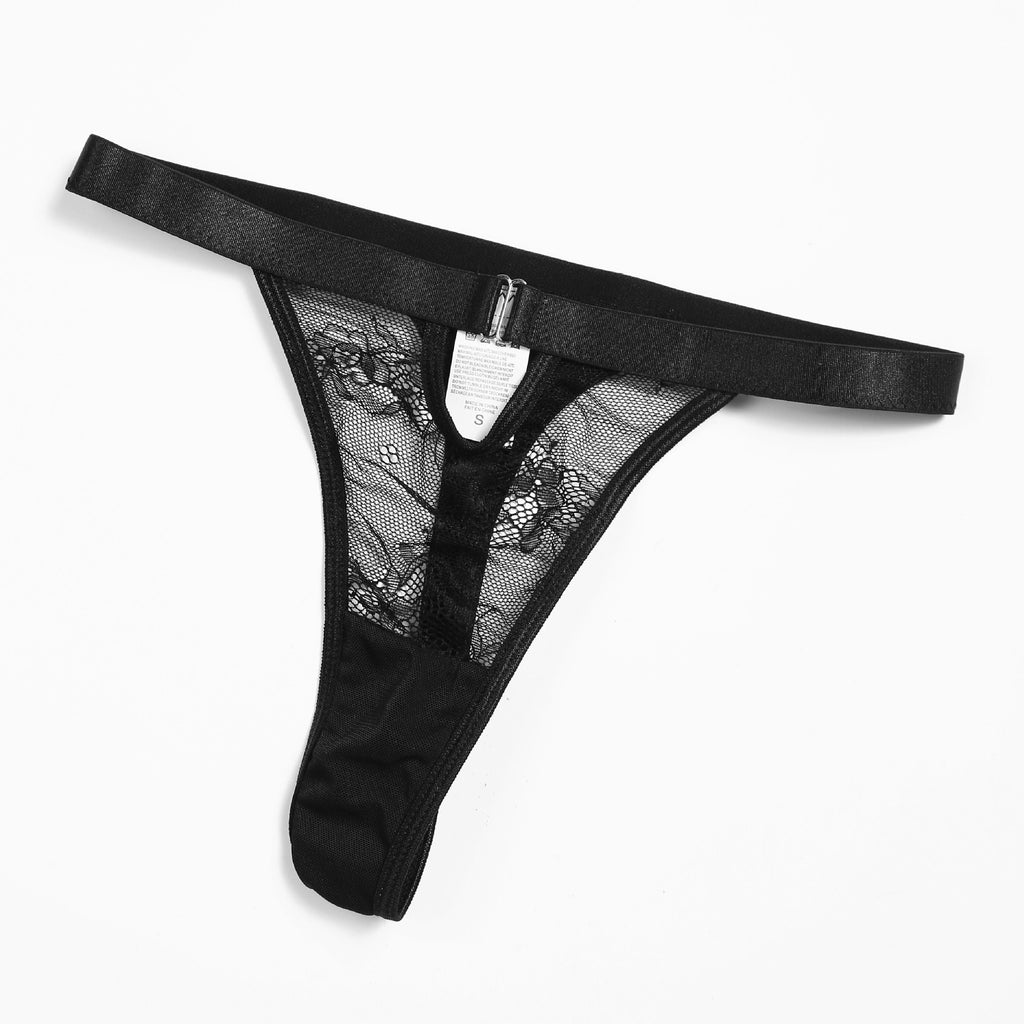 Sexy Lace Bustier & Garter Belt Set