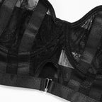 Sexy Lace Bustier & Garter Belt Set