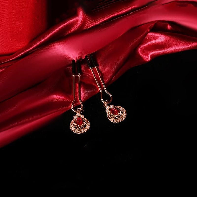 Pearl-Embellished Nipple Clamps