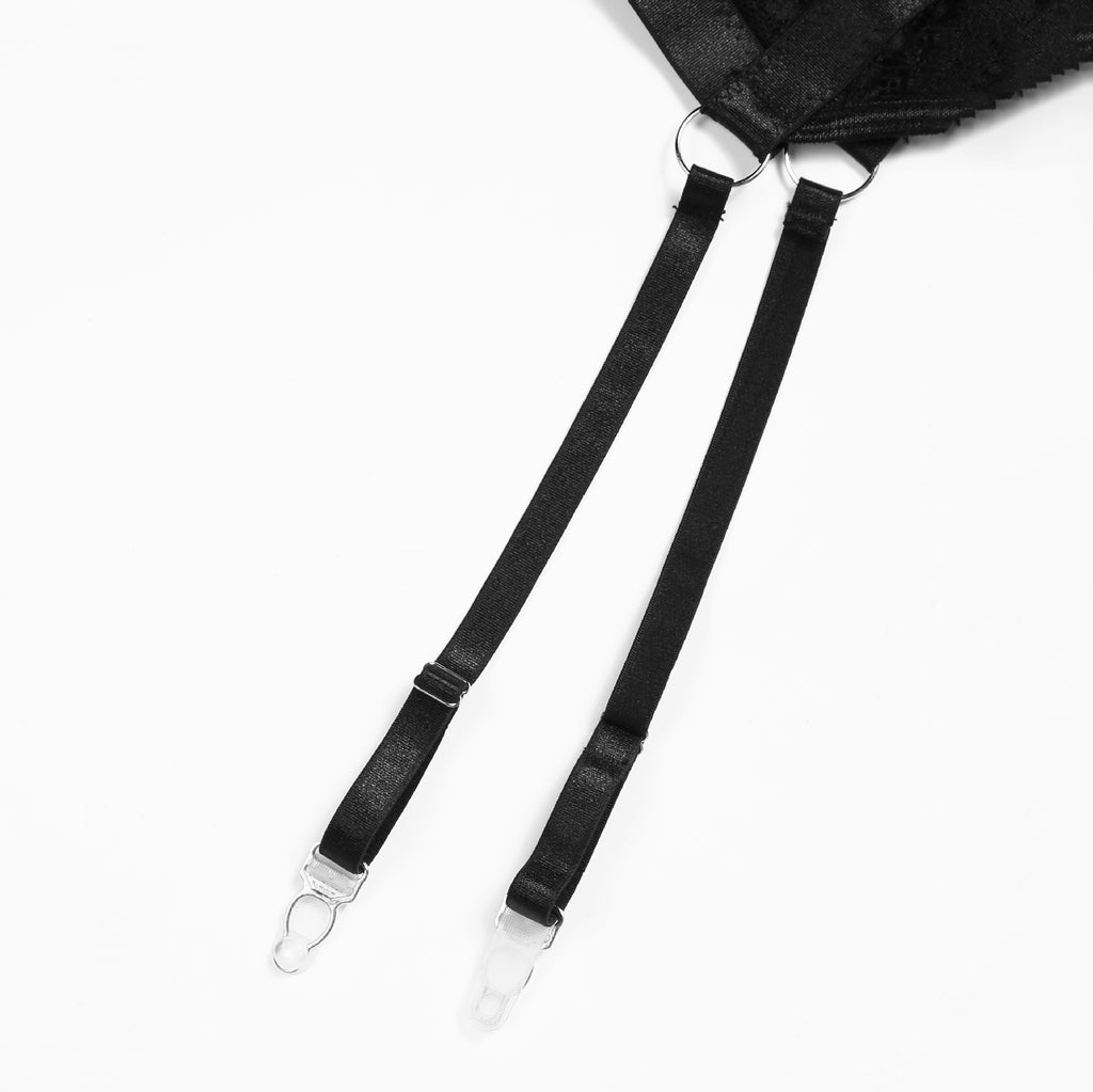 Sexy Lace Bustier & Garter Belt Set