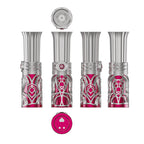 Discreet Pocket-Size Vibrator with Interchangeable Heads - Ultra-Portable Personal Massager