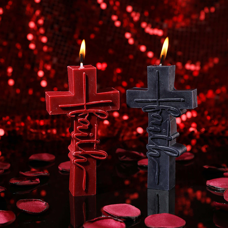 BDSM Cross Low Temp Candle – Safe Sensory Play