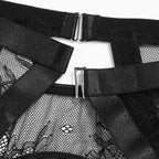 Sexy Lace Bustier & Garter Belt Set