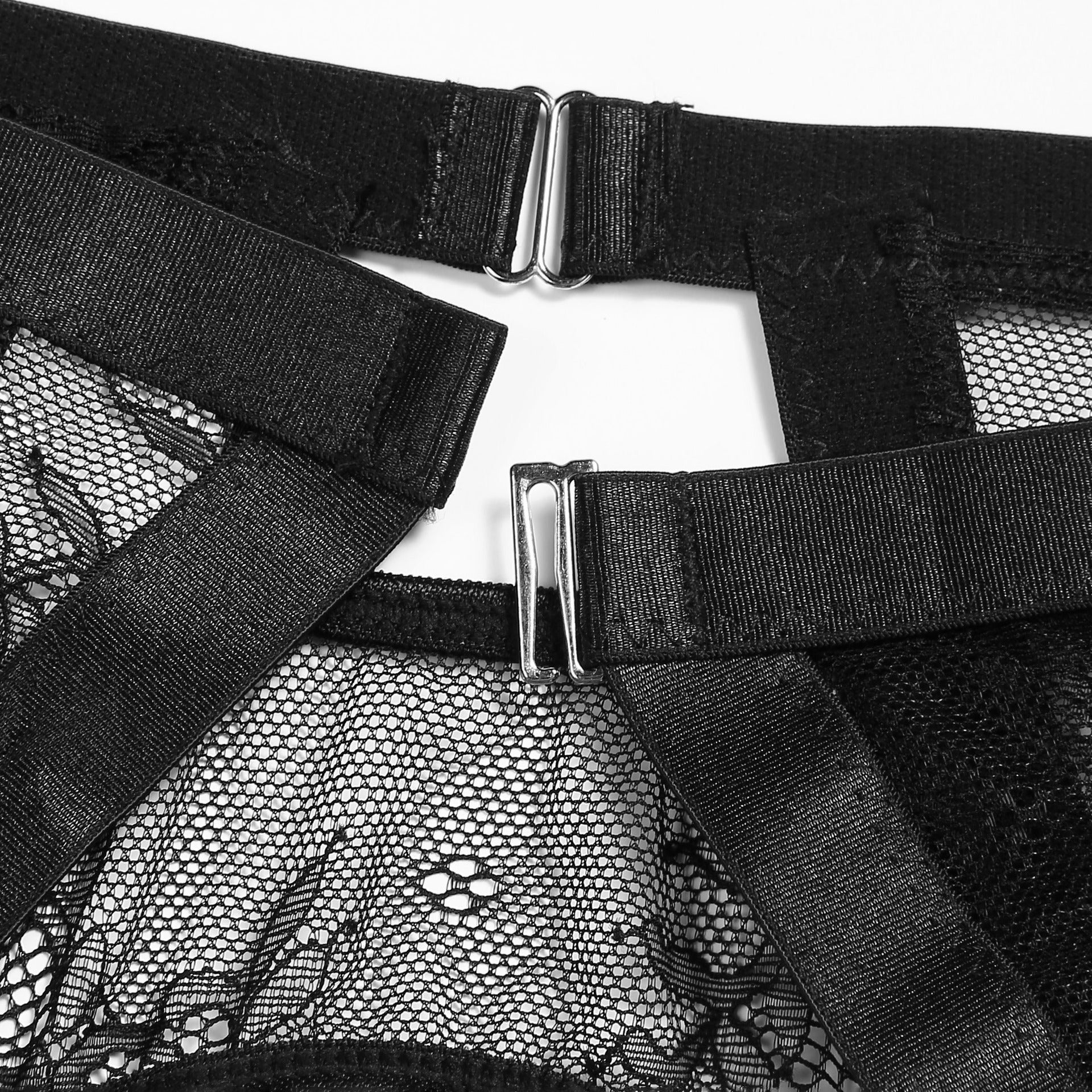 Sexy Lace Bustier & Garter Belt Set