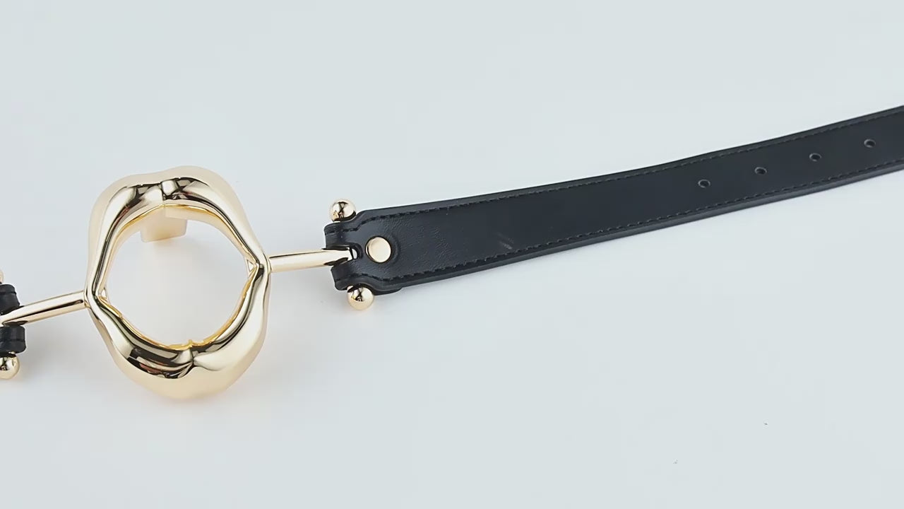 Adult erotic toy: rose-shaped mouth ball, SM prop, teasing metal tongue gag, training sex aid toy